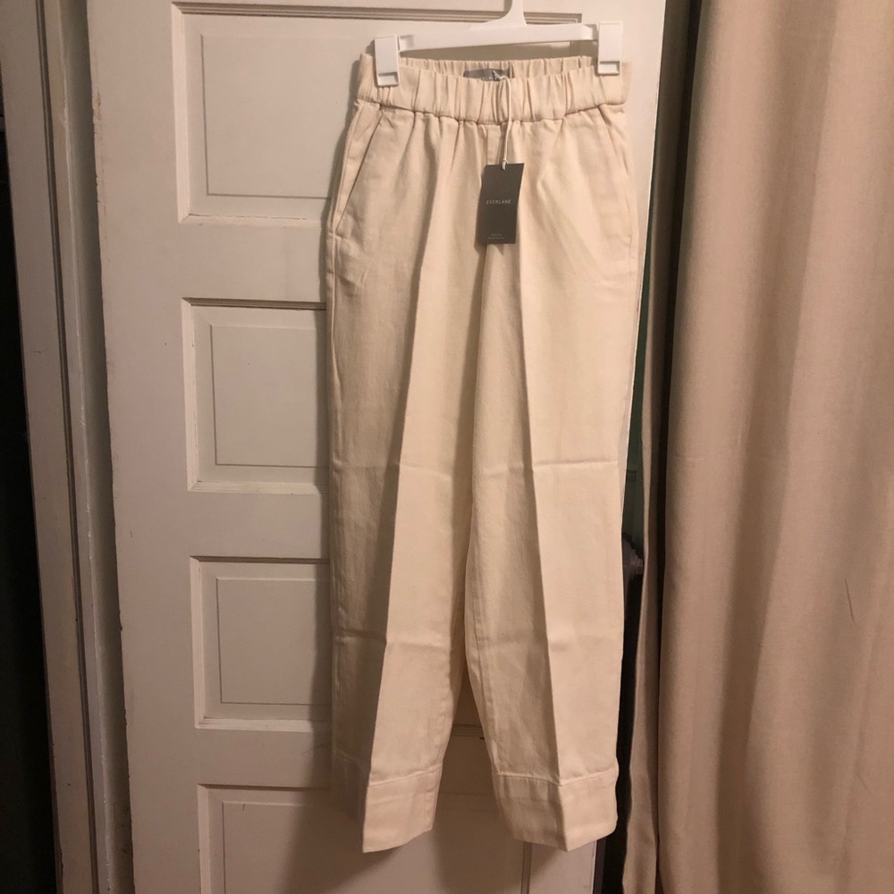 Everlane The Easy Jean in Cream